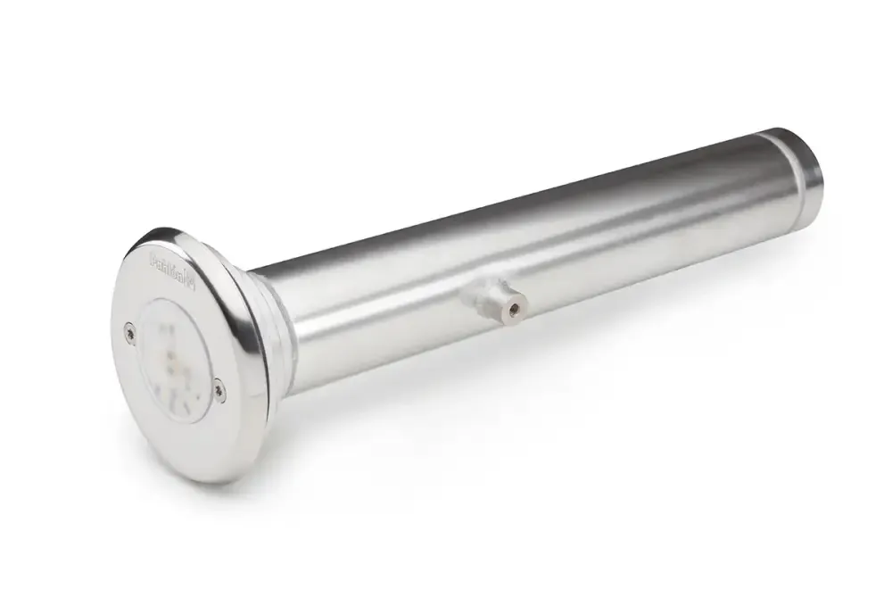 Pahlen Spotlight Classic rostfritt stål duschmunstycke med LED-belysning